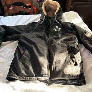Sea shepherd jacket medium hemp hood lamb